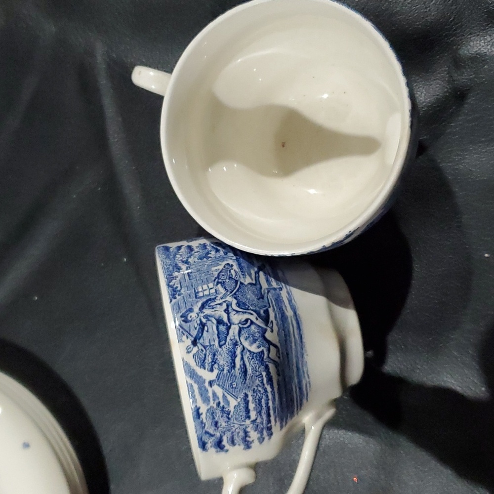 Teacups by Liberty Blue made in England